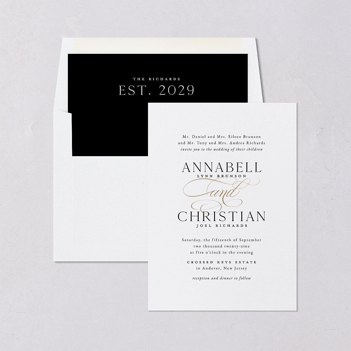 Timeless Classic Foil Envelope Liners Pure White Standard