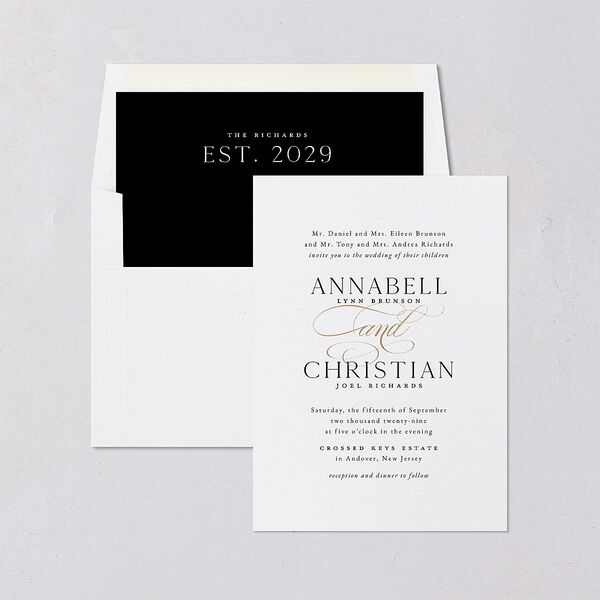 Timeless Classic Foil Envelope Liners Pure White Standard