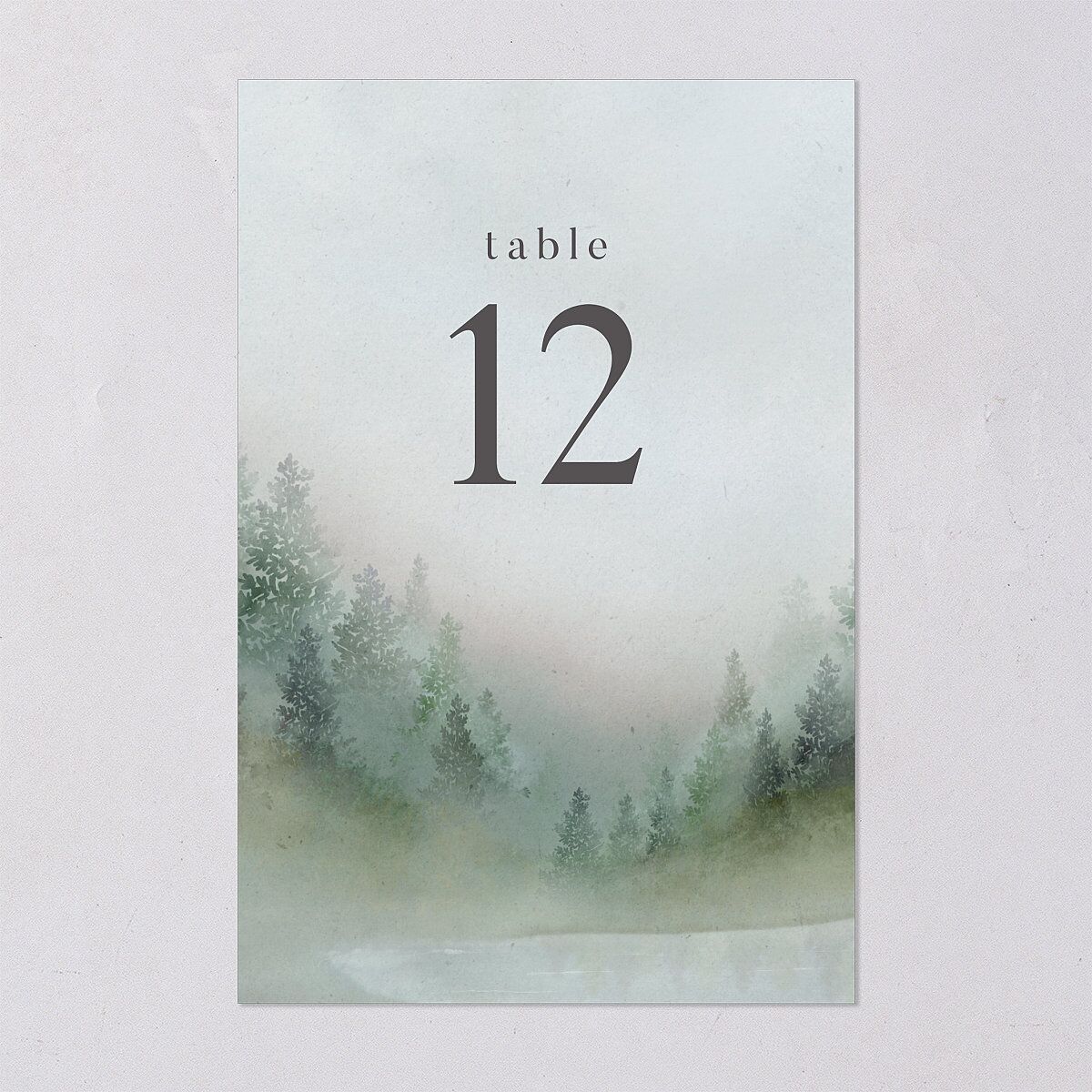 Mountain Mist Table Numbers — view 6