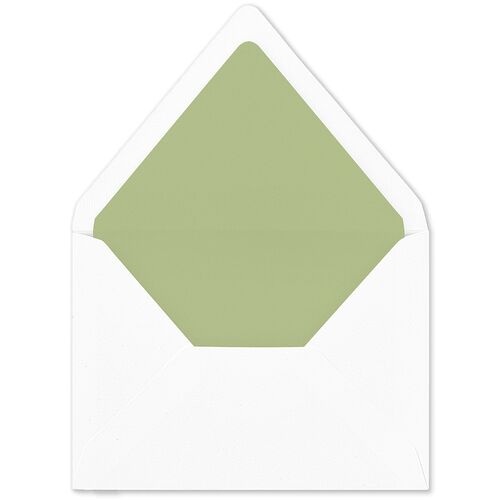 Gilded Corner Euro Envelope Liners Sage Luxe