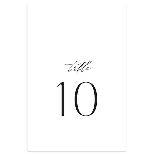 Botanical Lemon Table Numbers Buttercup Signature