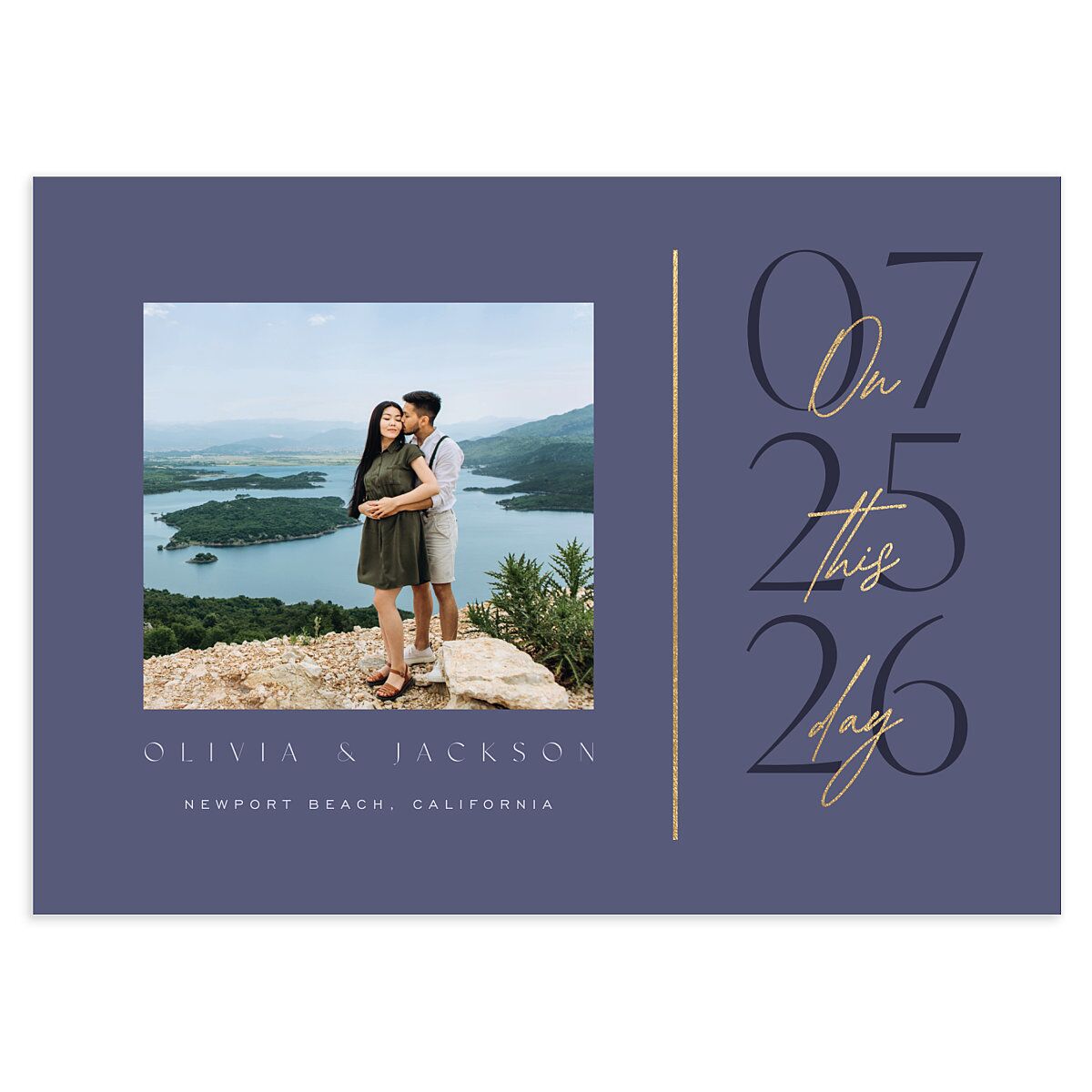 On This Day Save The Date Cards