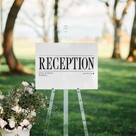 Magazine Cover Standard Direction Sign Medium Licorice Standard Indoor Foam Core M Direction