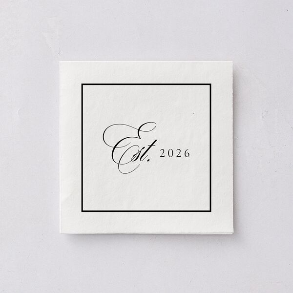 Lasting Frame Cocktail Napkins Pure White Napkin Uncoined