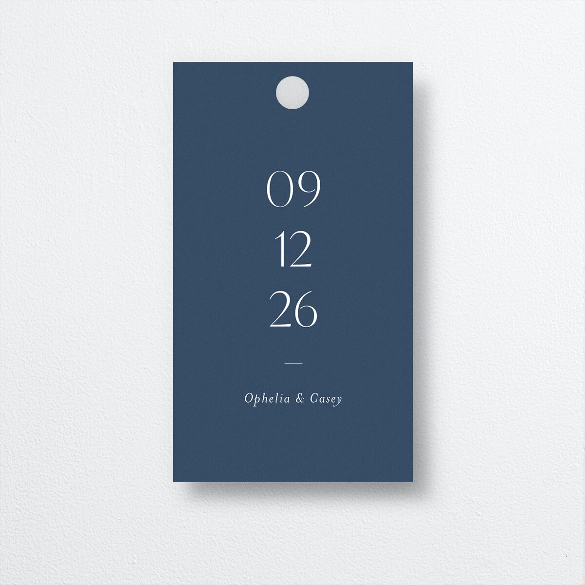 Stefana Crowns Favor Gift Tags Gold Moody Blue Signature
