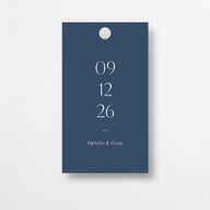 Stefana Crowns Favor Gift Tags Gold Moody Blue Signature