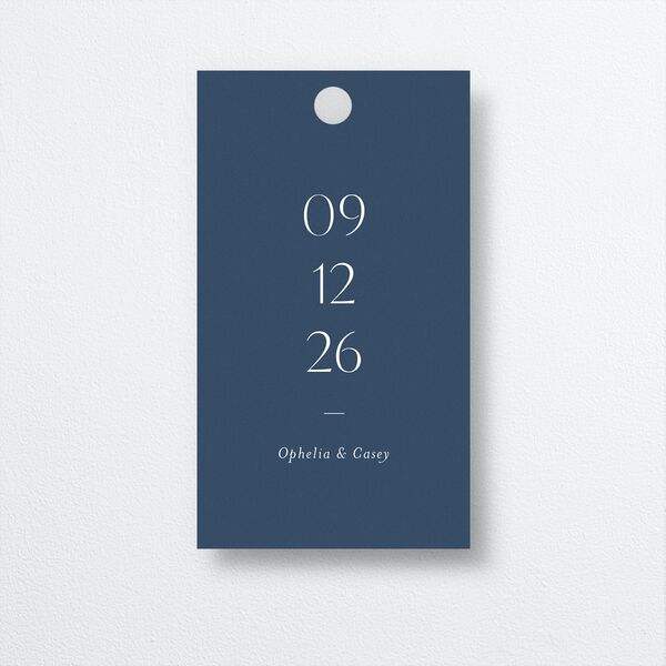 Stefana Crowns Favor Gift Tags Gold Moody Blue Signature