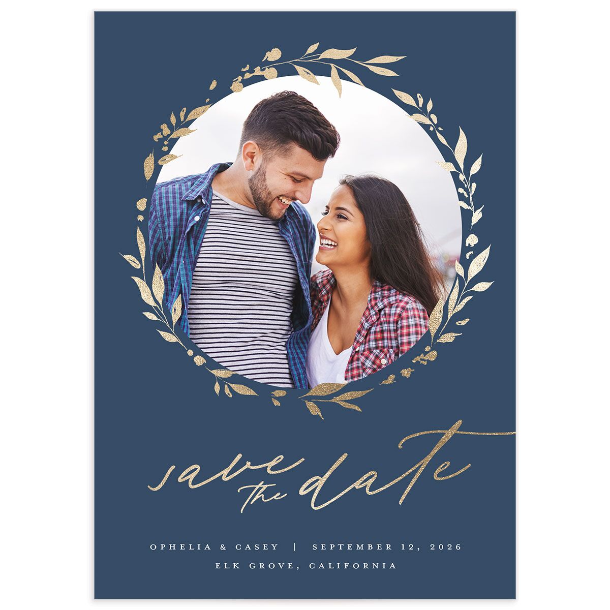 Stefana Crowns Save the Date Cards