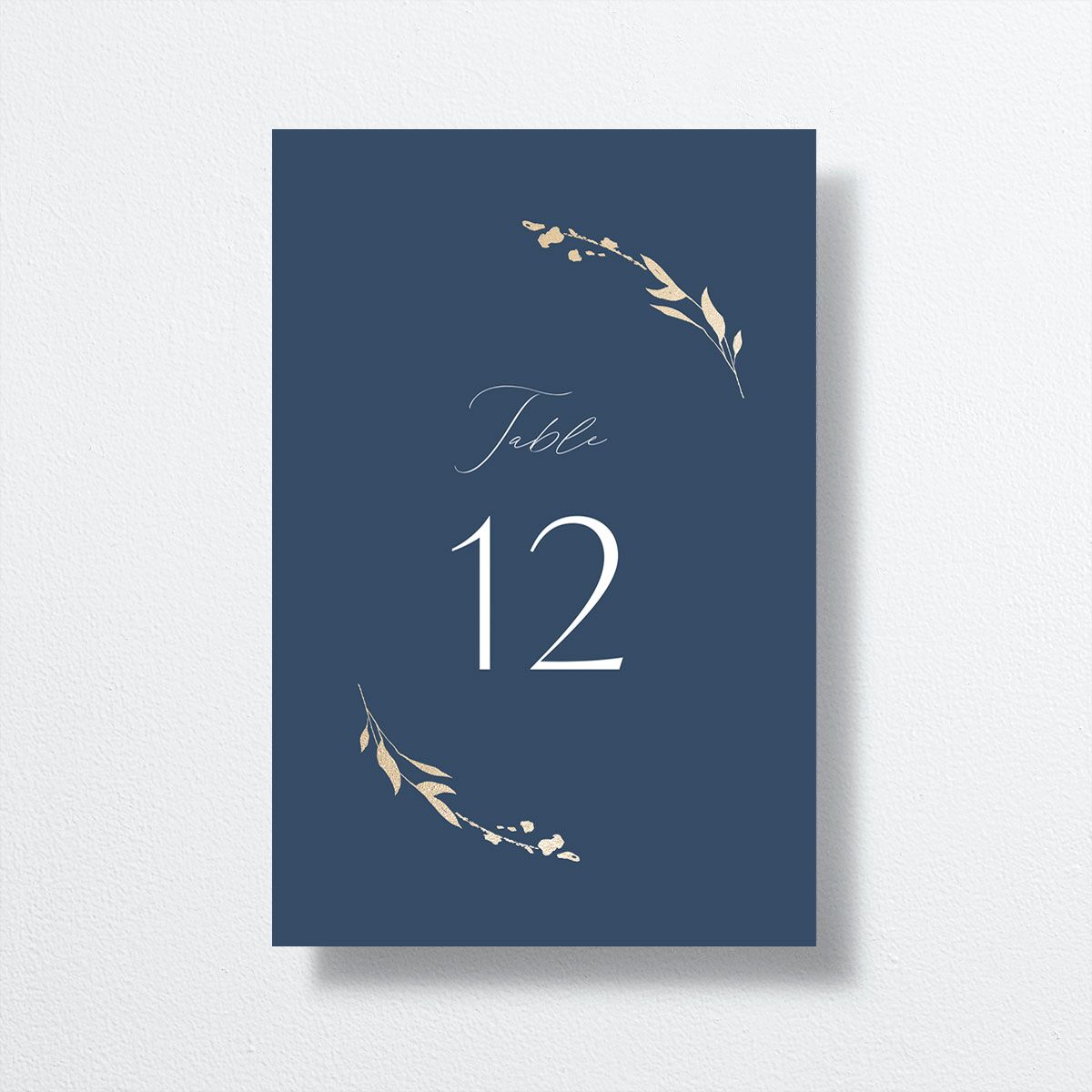 Stefana Crowns Table Numbers Gold Moody Blue Signature