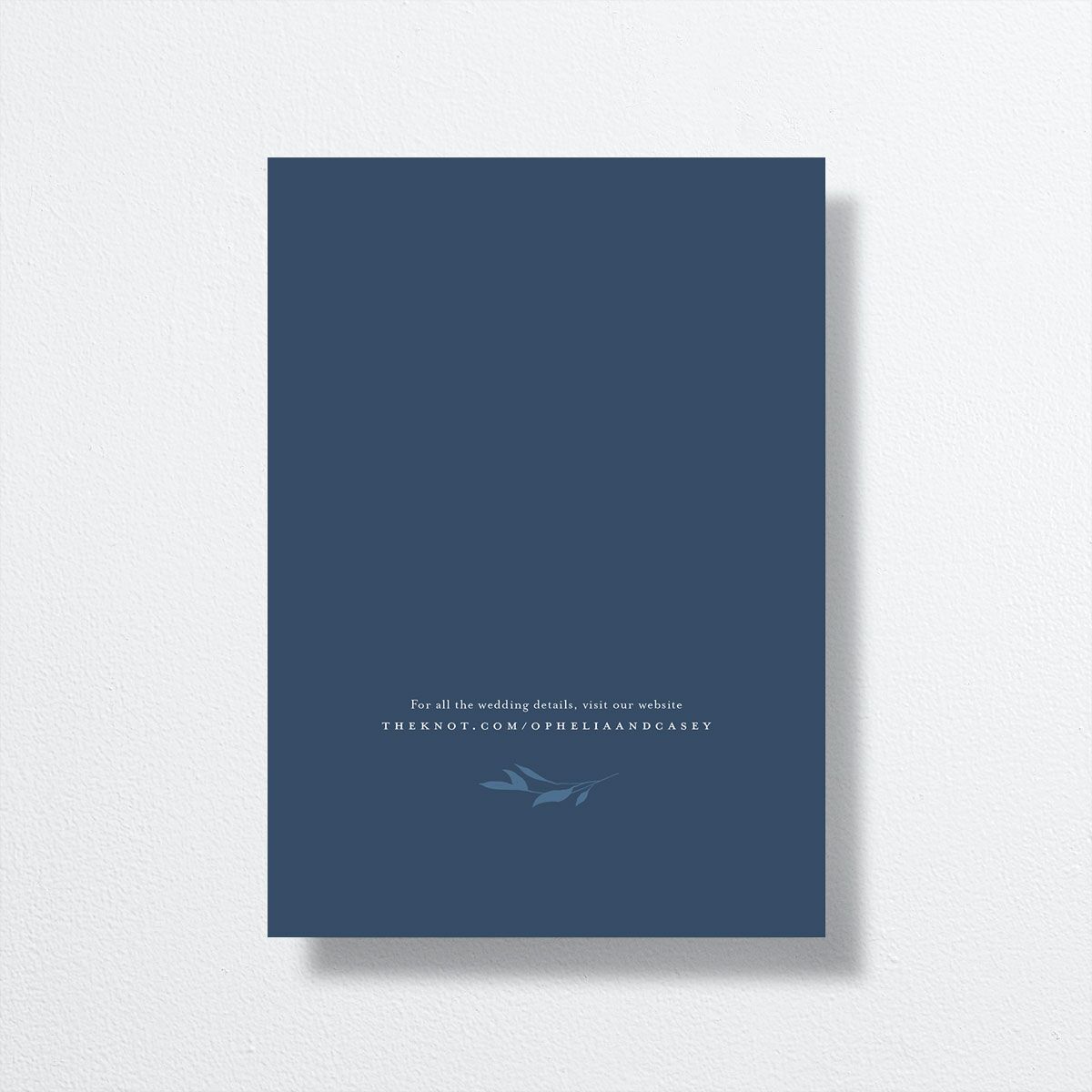 Stefana Crowns Wedding Invitations back in blue