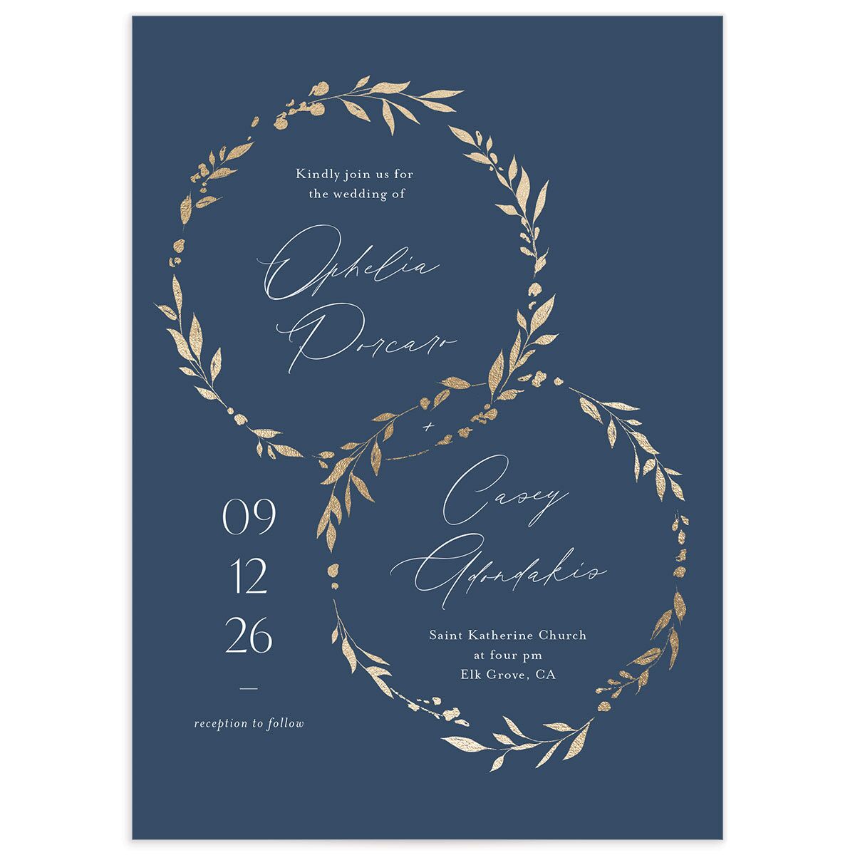 Stefana Crowns Wedding Invitations