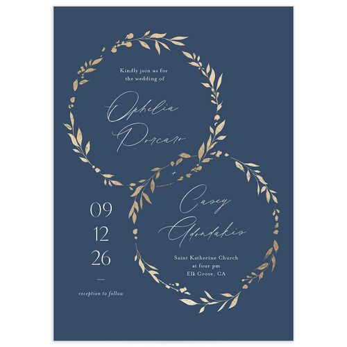 Stefana Crowns Wedding Invitations - 