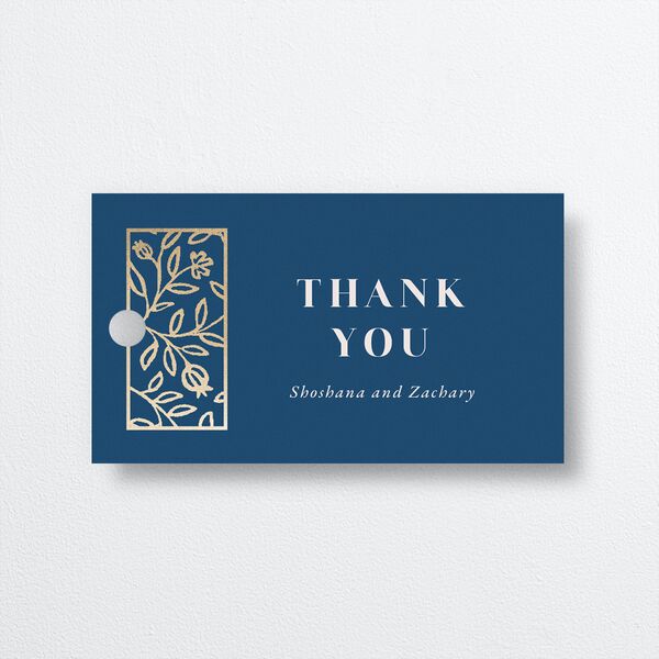 Jewish Chuppah Favor Gift Tags Gold Maritime Signature