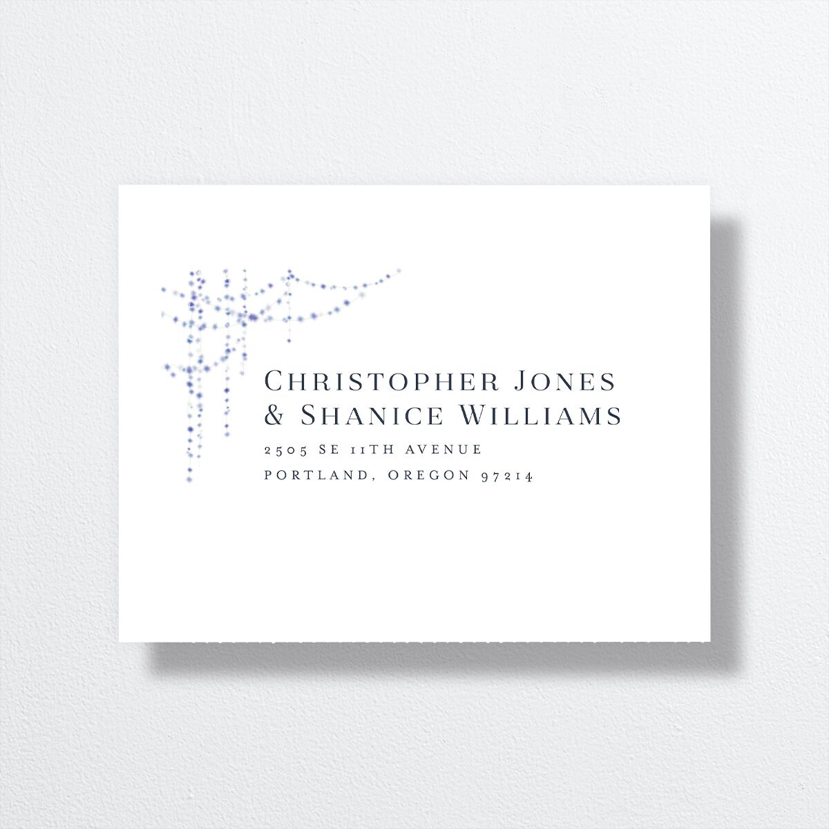 Enchanted Evening All-in-One Wedding Invitations address-recipient