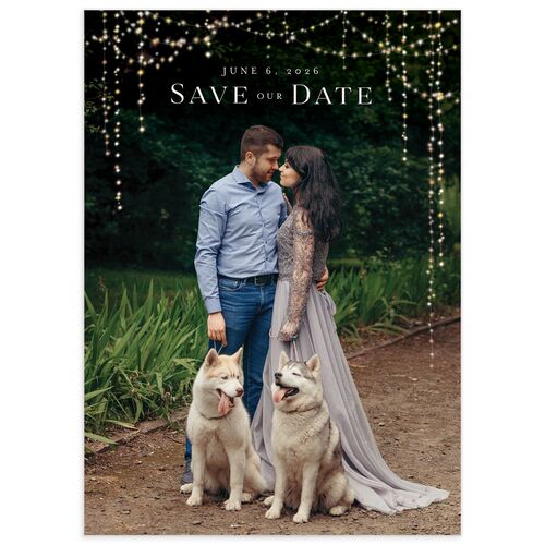 Enchanted Evening Save the Date Cards - Blue