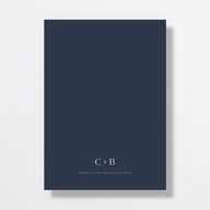 Enchanted Evening Wedding Invitations Dark Navy Signature No Standard