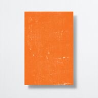 Screen Print Table Numbers Tangerine Signature