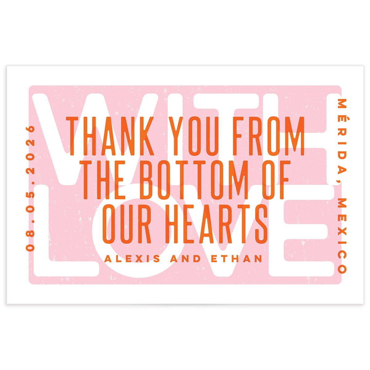 Screen Print Thank You Postcards
