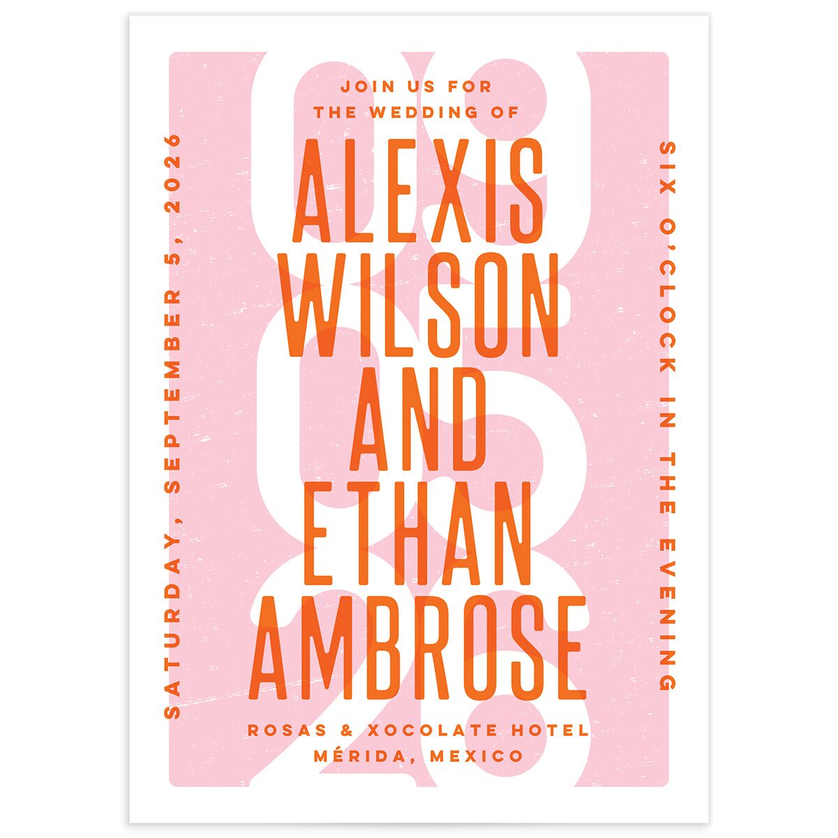 Screen Print Wedding Invitations