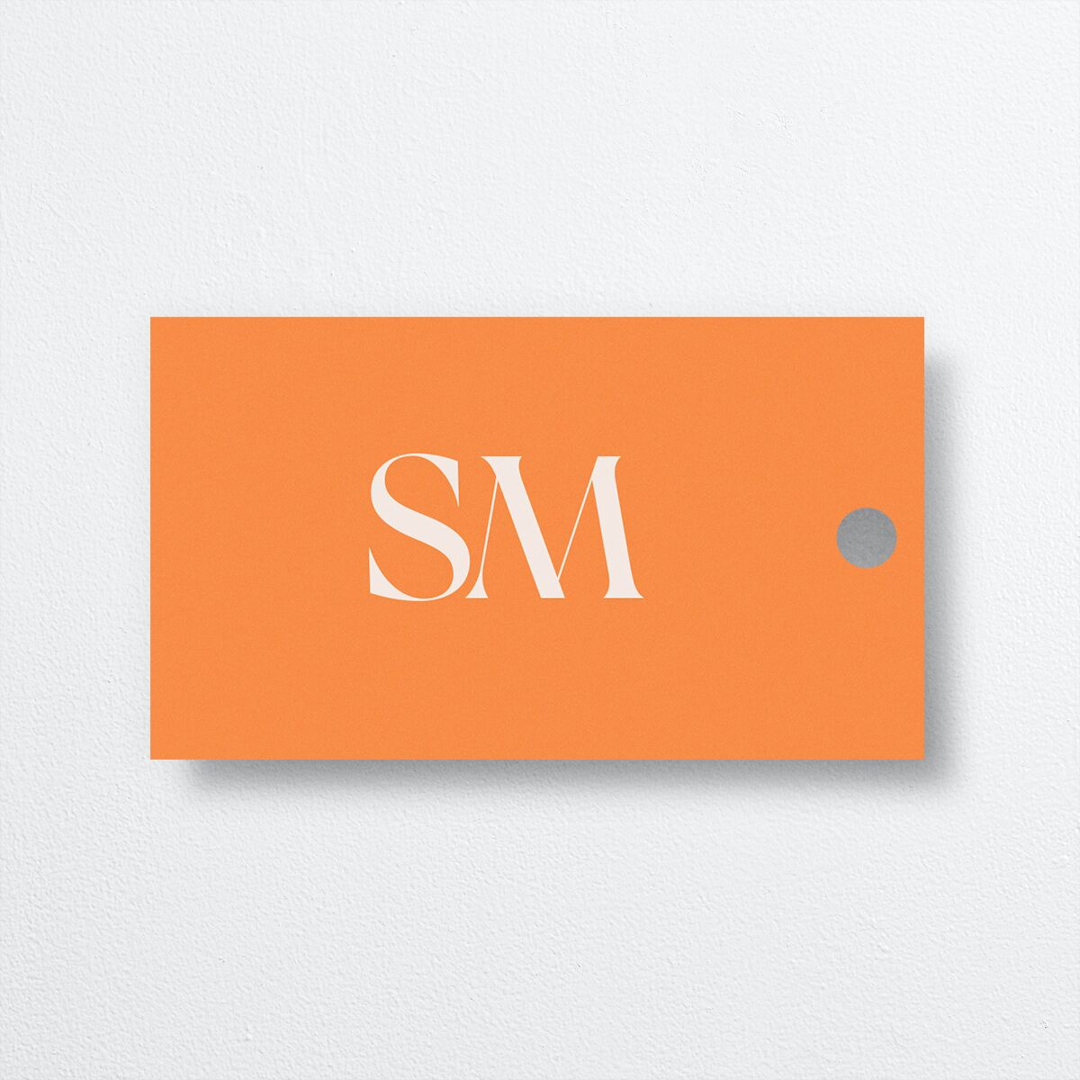 Retro Sunburst Favor Gift Tags back in orange