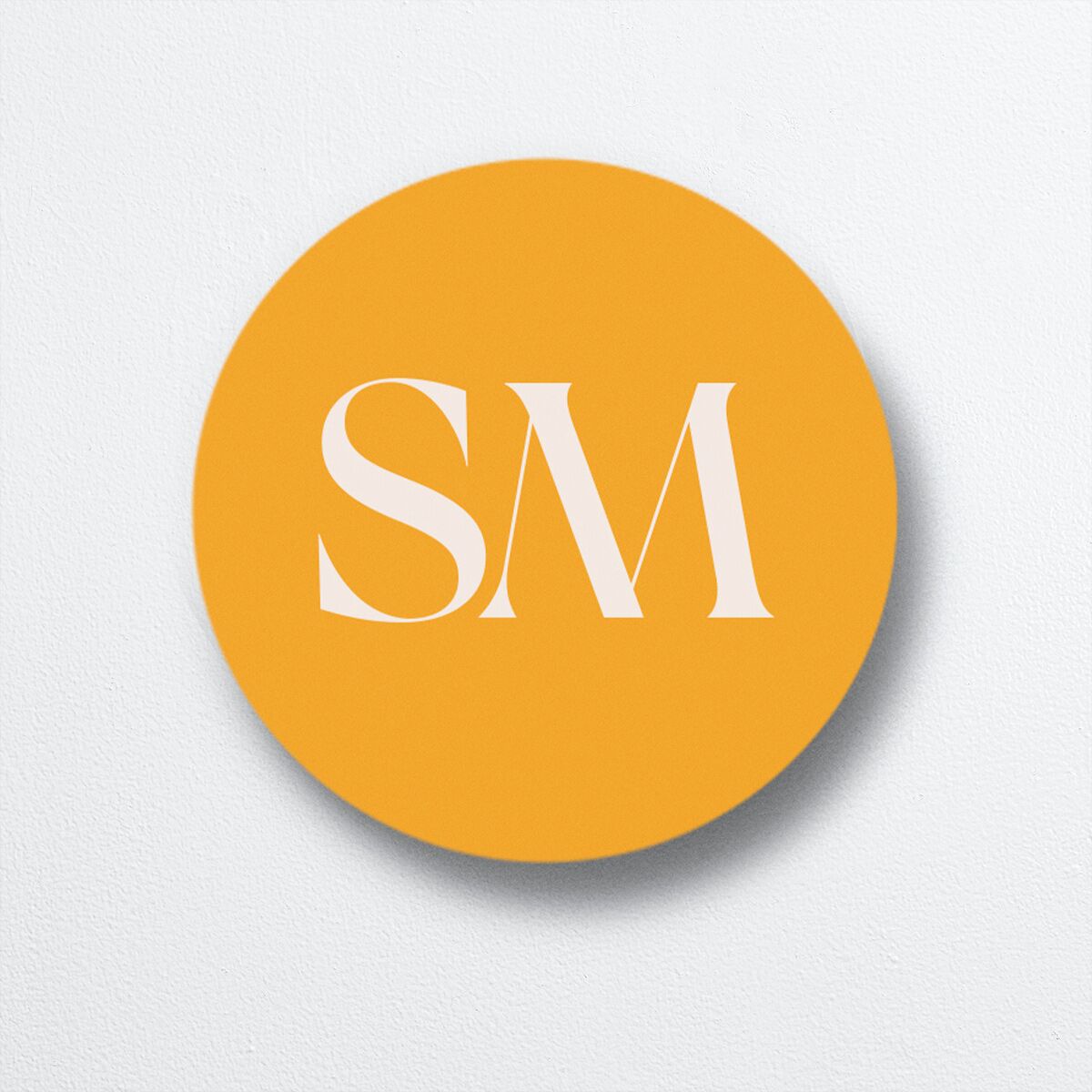 Retro Sunburst Wedding Stickers Pumpkin