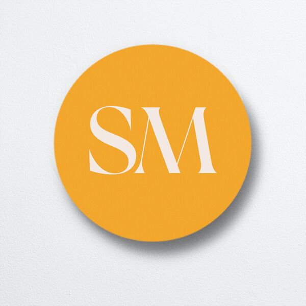 Retro Sunburst Wedding Stickers Pumpkin