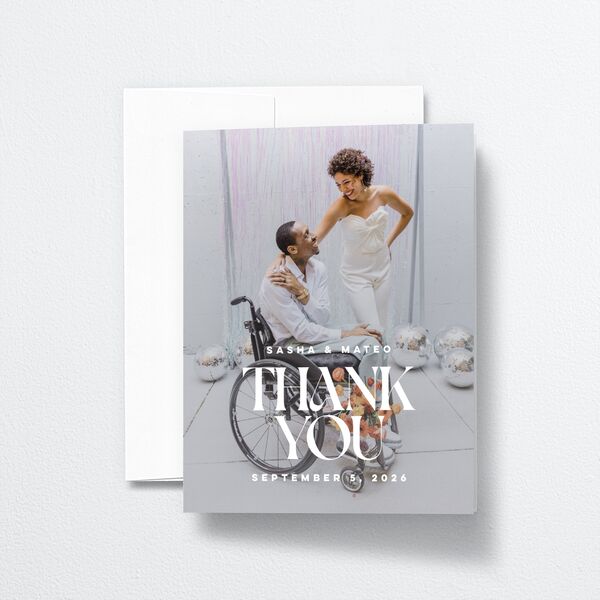 Retro Sunburst Thank You Cards Pumpkin
