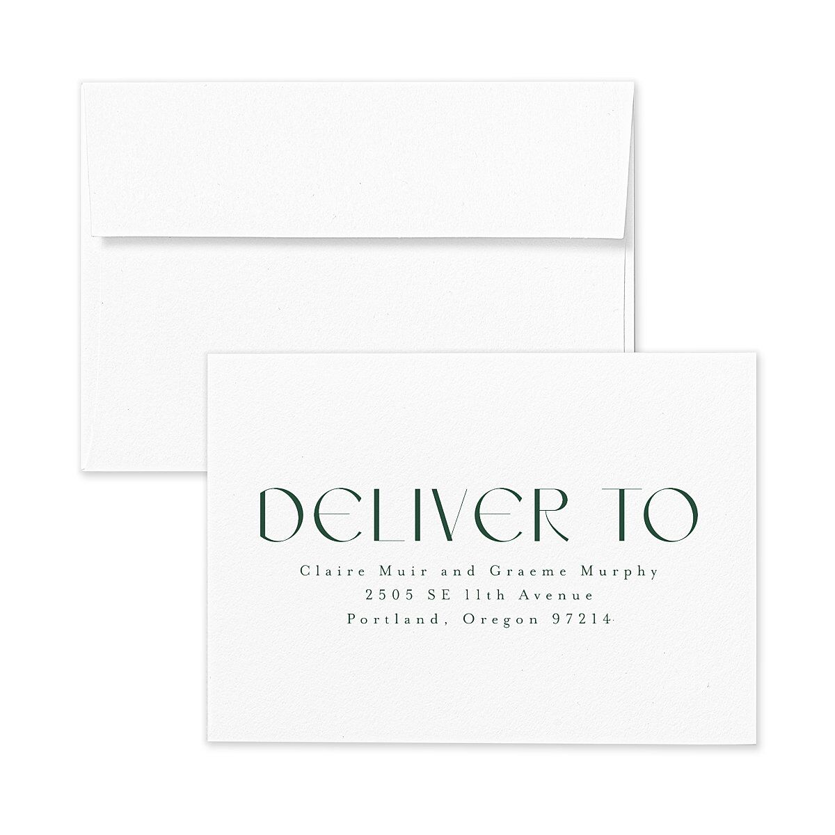 Tartan Crest Response Card Envelopes