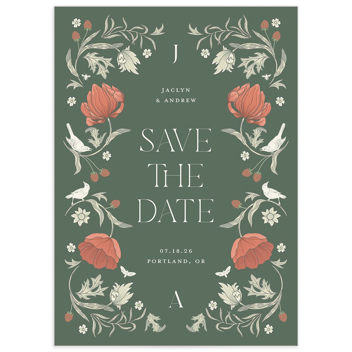 Crafted Garden Save the Date Cards