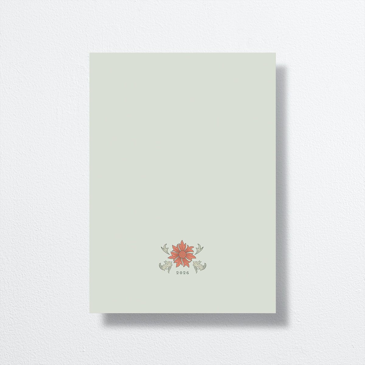 Crafted Garden Wedding Invitations back in green
