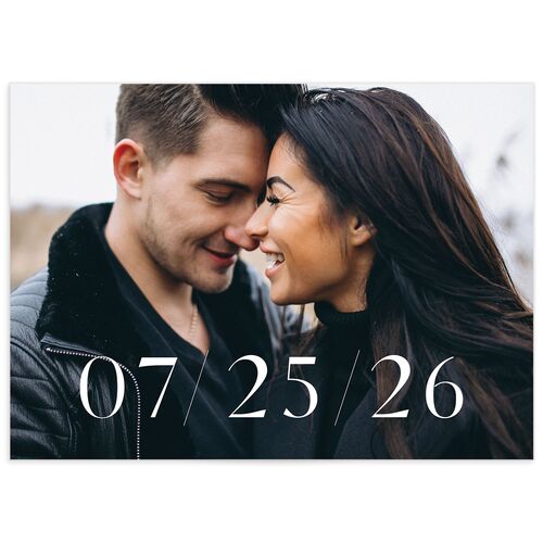 Tulip Corners Save the Date Cards - Orange