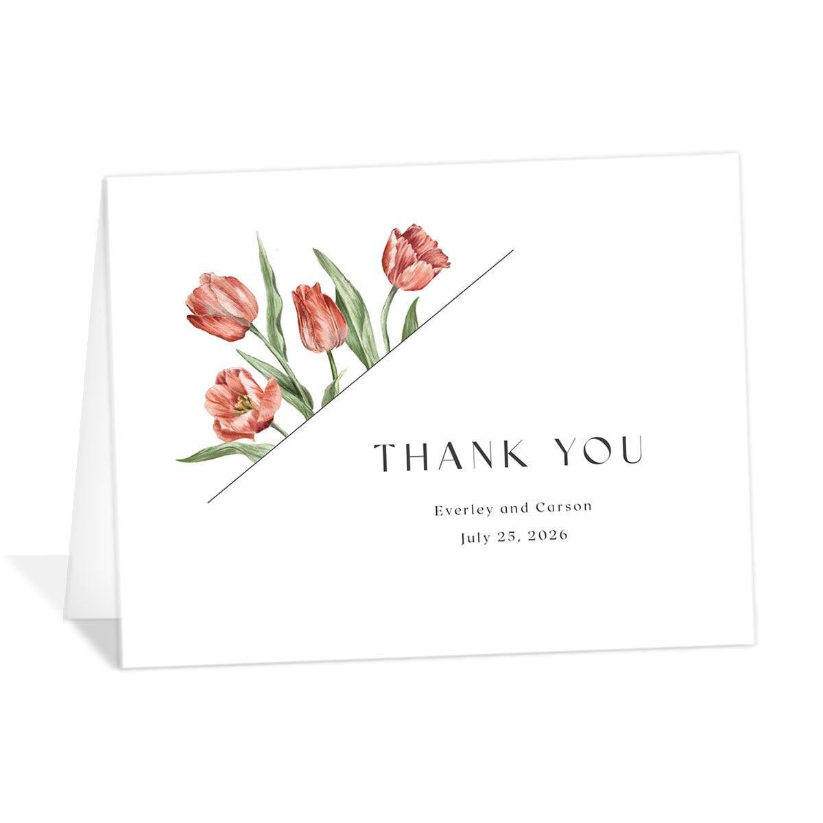 Tulip Corners Thank You Cards