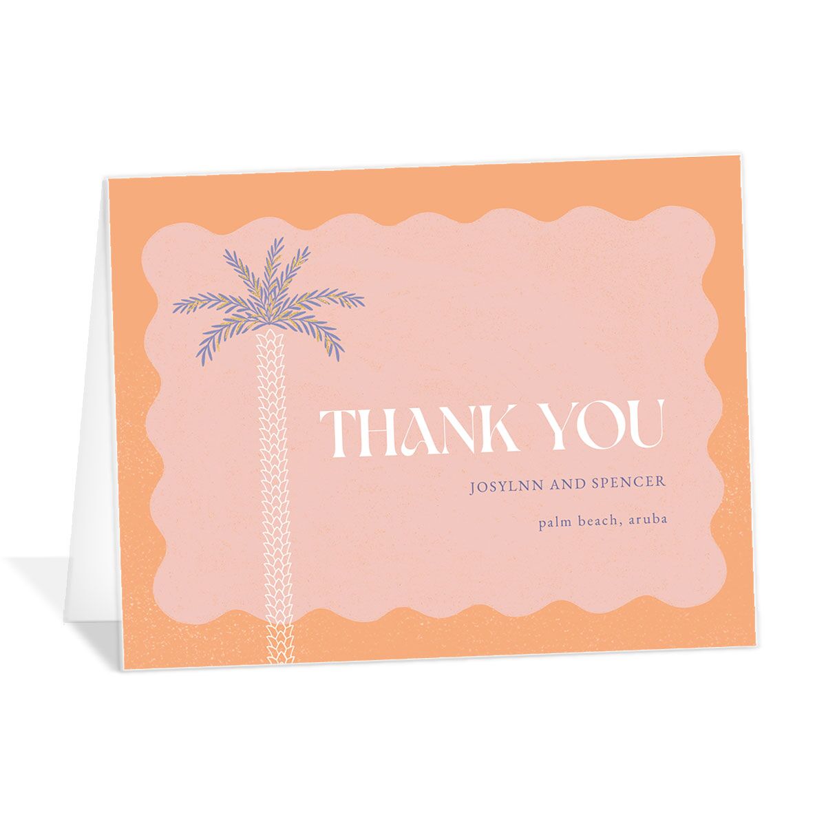 Tropical Glamour Thank You Cards