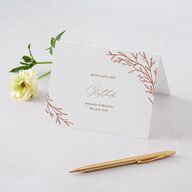 Rustic Branches Thank You Cards Terracotta