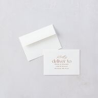 Striking Scene Wedding Response Cards Dusty Rose Signature Standard
