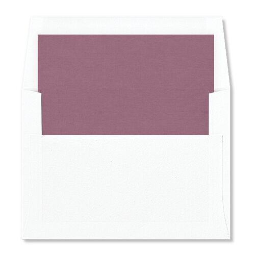 Beloved Floral Standard Envelope Liners Mauve Standard