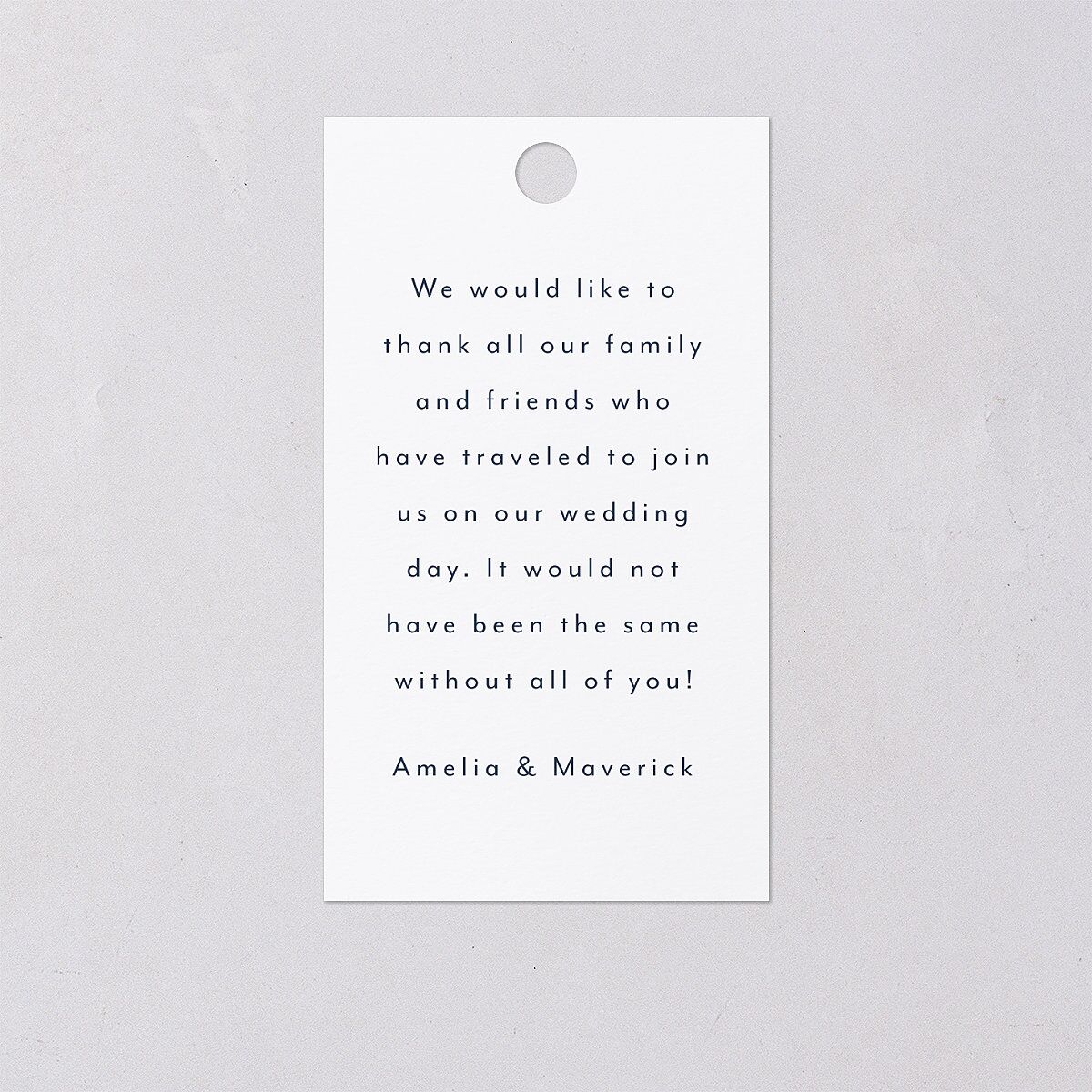 Estate Favor Gift Tags Gold Moody Blue Signature