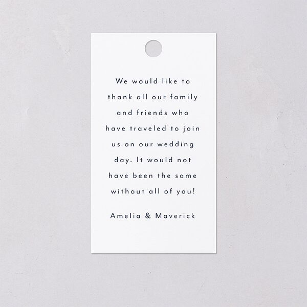 Estate Favor Gift Tags Gold Moody Blue Signature