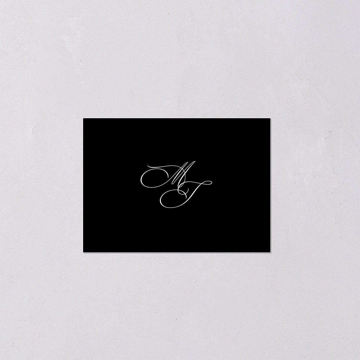 Classic Champagne with Bows QR Code RSVP Cards Pure White Signature Standard
