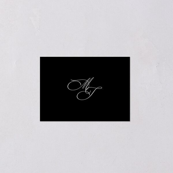 Classic Champagne with Bows QR Code RSVP Cards Pure White Signature Standard