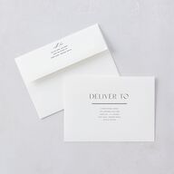 Just Us Foil Wedding Invitations Gold Pure White Signature Blank No Standard