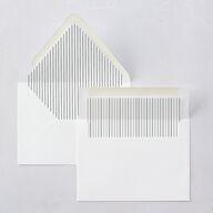 Elegant Polished Minimalist Euro Envelope Liners Pure White Luxe