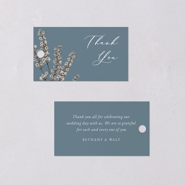 Vintage Lavender Favor Gift Tags Regency Blue Signature