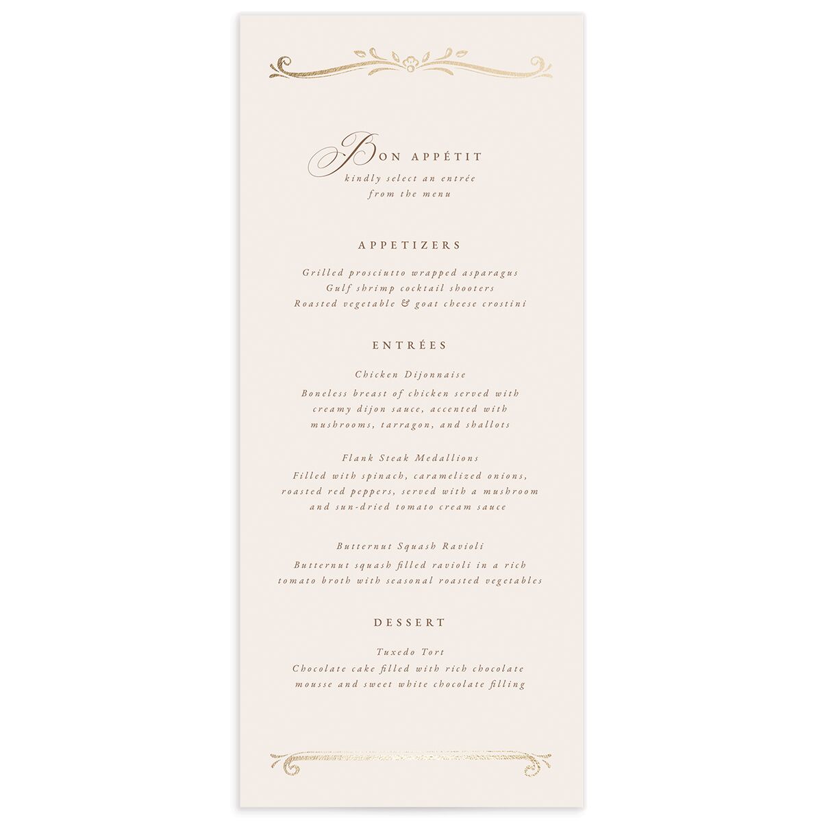 Fairytale Frame Menus