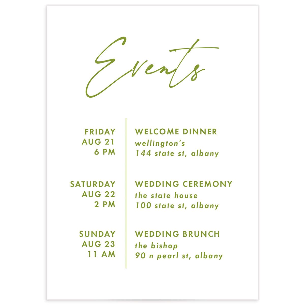 Picture This Wedding Enclosure Cards
