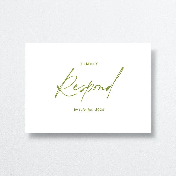 Picture This Wedding Response Cards front