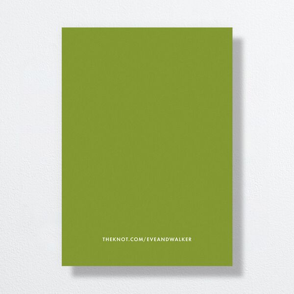 Picture This Save the Date Cards Greenery Signature smooth No Standard
