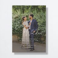 Picture This Wedding Invitations Greenery Signature No Standard