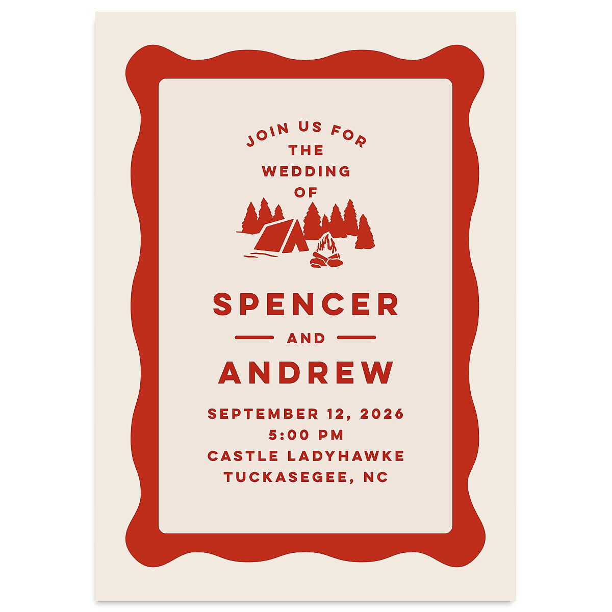 Adventure Icon Wedding Invitations