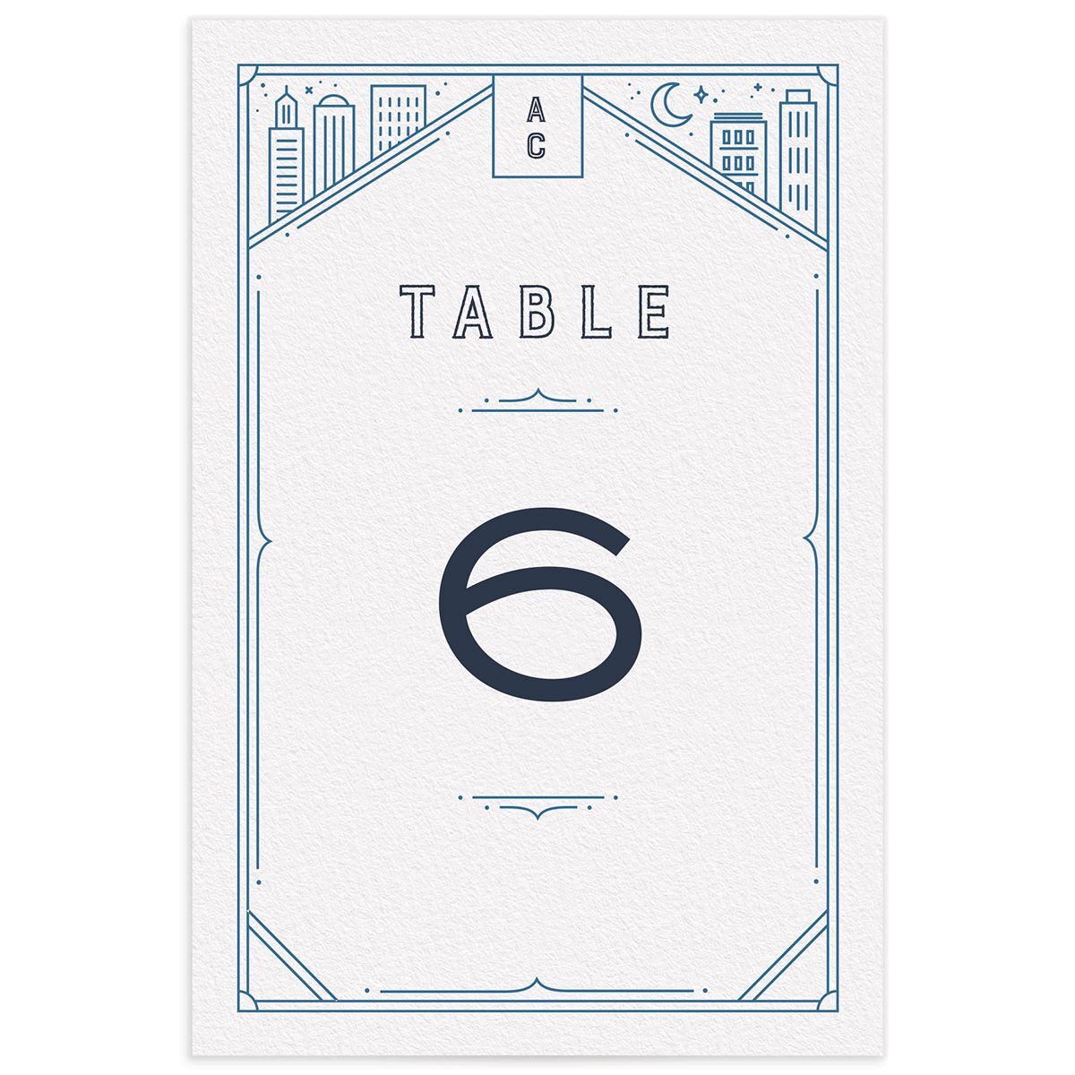Iconic City Table Numbers